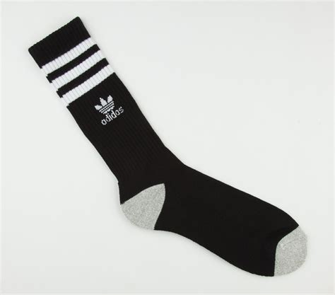 adidas 3 stripe socks|adidas originals roller crew socks.